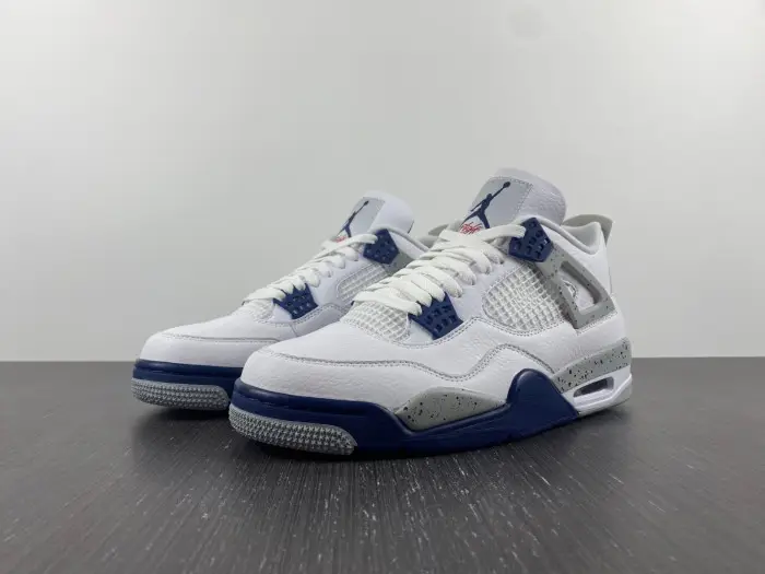 Jordan 4 Retro White Midnight Navy-DH6927-140 