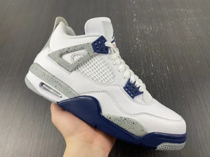 Jordan 4 Retro White Midnight Navy-DH6927-140 