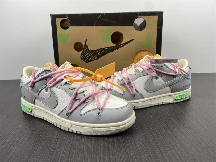 O-W  X DUNK LOW 'LOT 09 OF 50' 