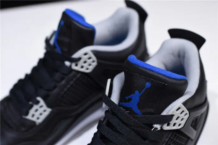 Air Jordan 4 Black Royal Blue 