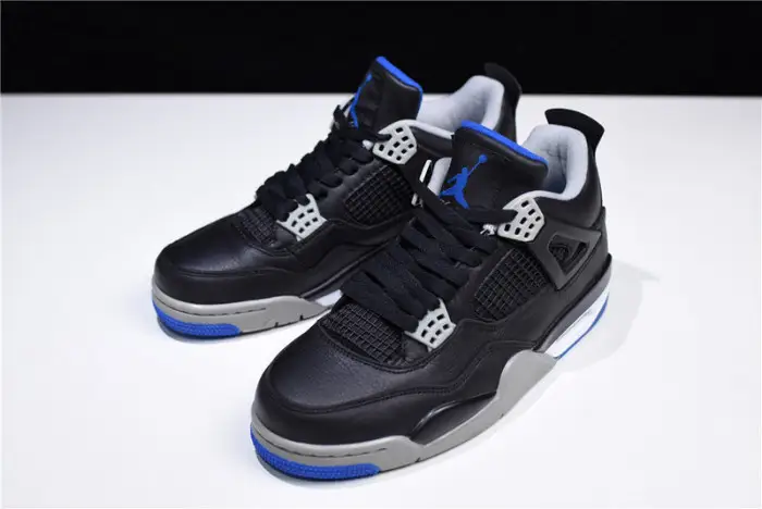 Air Jordan 4 Black Royal Blue 