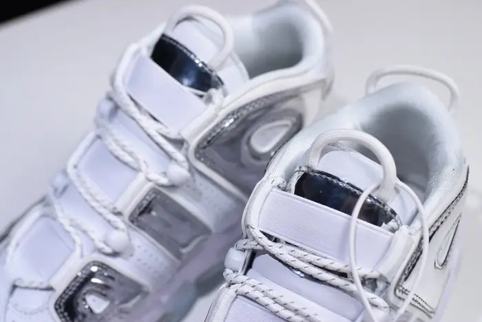 Nike Air More Uptempo White Chrome Blue Tint 