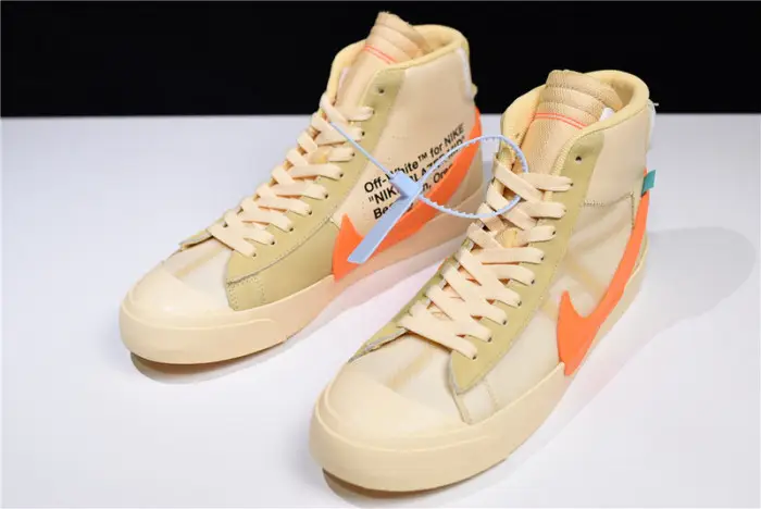 O-W Nike Blazer Studio Mid Pale Vanilla 