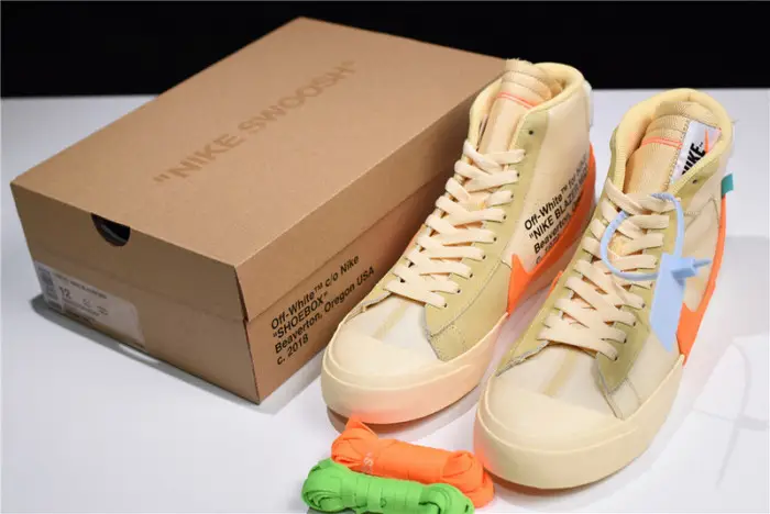 O-W Nike Blazer Studio Mid Pale Vanilla 