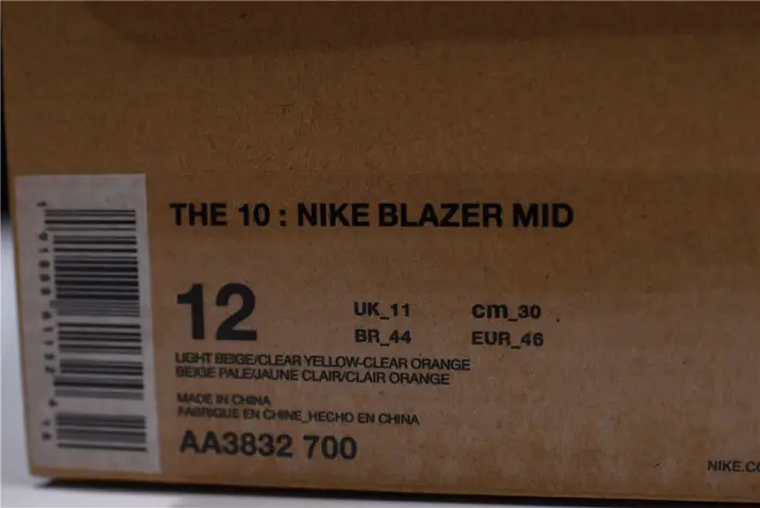 O-W Nike Blazer Studio Mid Pale Vanilla 