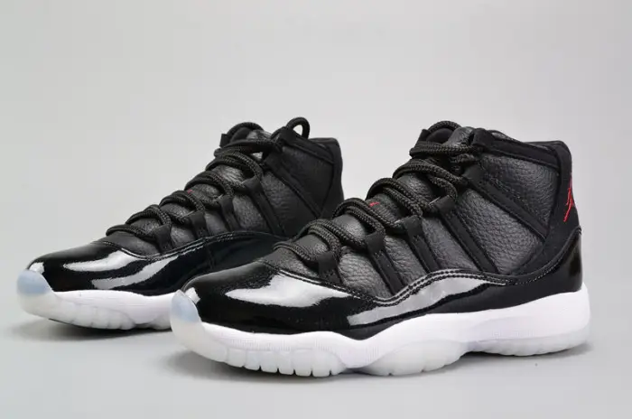 AIR JORDAN 11 RETRO BG (GS) "72-10" black womens 