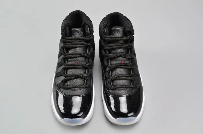 AIR JORDAN 11 RETRO BG (GS) "72-10" black womens 