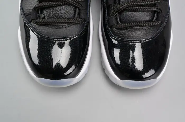 AIR JORDAN 11 RETRO BG (GS) "72-10" black womens 