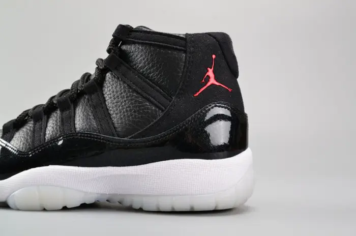 AIR JORDAN 11 RETRO BG (GS) "72-10" black womens 