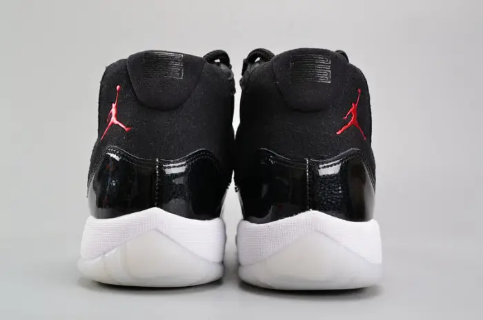 AIR JORDAN 11 RETRO BG (GS) "72-10" black womens 