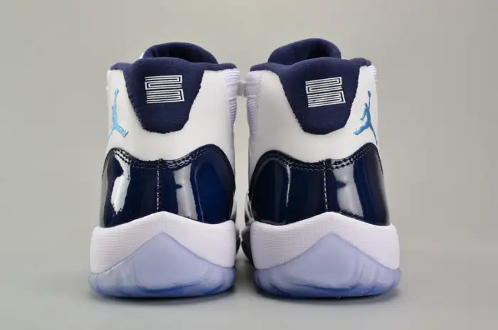 AIR JORDAN 11 RETRO BG (GS) "WIN LIKE '82" university blue womens 