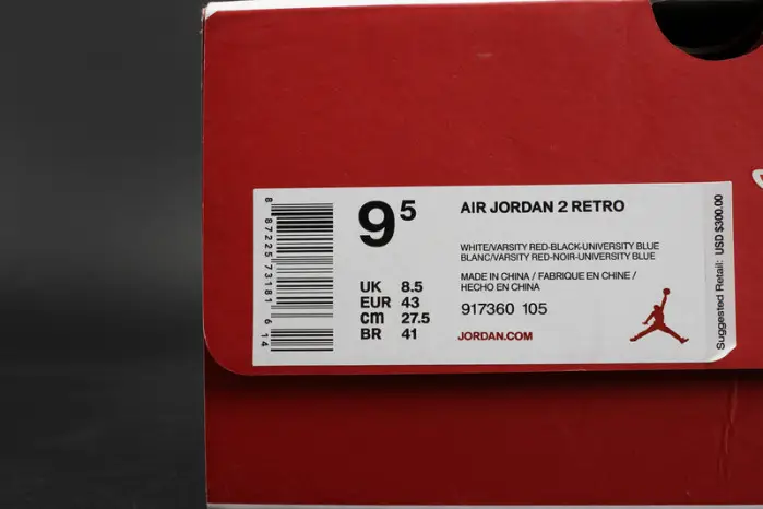 AIR JORDAN 2 RETRO UNC“Alumni” mens 
