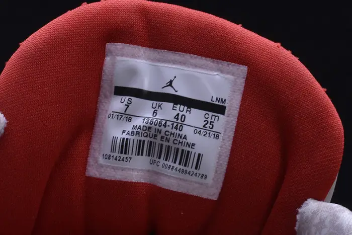 AIR JORDAN 3 RETRO "CHARITY GAME" sail red mens 