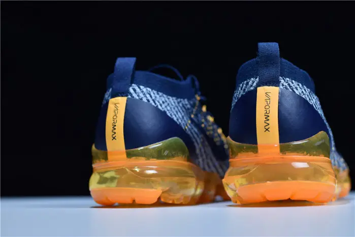 Nike Air VaporMax Flyknit 3 Navy Orange BBADC713