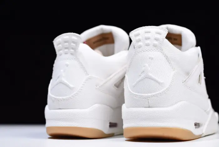 Levi's x Air Jordan 4 'White' 