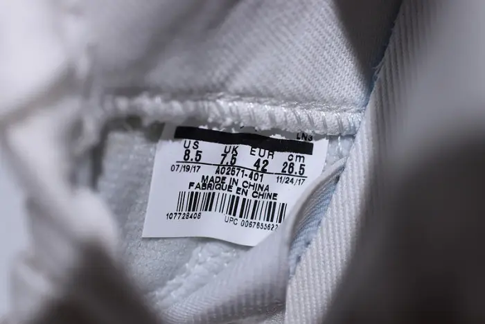 Levi's x Air Jordan 4 'White' 