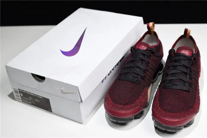 Nike Air VaporMax Flyknit 2 NRG Team Red Vachetta Tan DAAAA507