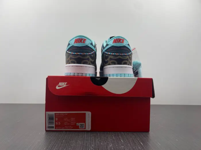 Nike Dunk Low SE Barber Shop Black-DH7614-00 