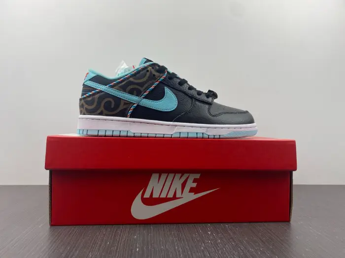Nike Dunk Low SE Barber Shop Black-DH7614-00 