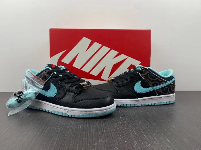 Nike Dunk Low SE Barber Shop Black-DH7614-00 