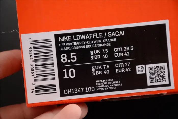 CLOT x Sacai x NIKE LDV Waffle 