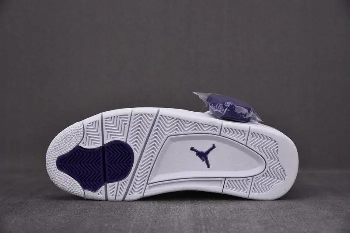 Air Jordan 4 Retro “Pure Money”  white purple 