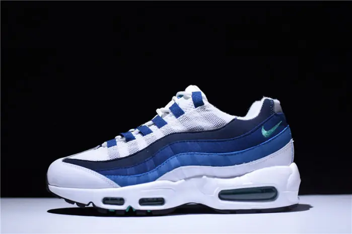 Nike mens AIR MAX 95 OG “SLATE” white/ blue