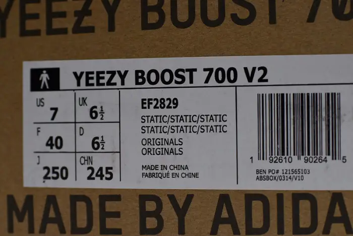 Adidas Yeezy Boost 700 v2 Static EBEDD1111