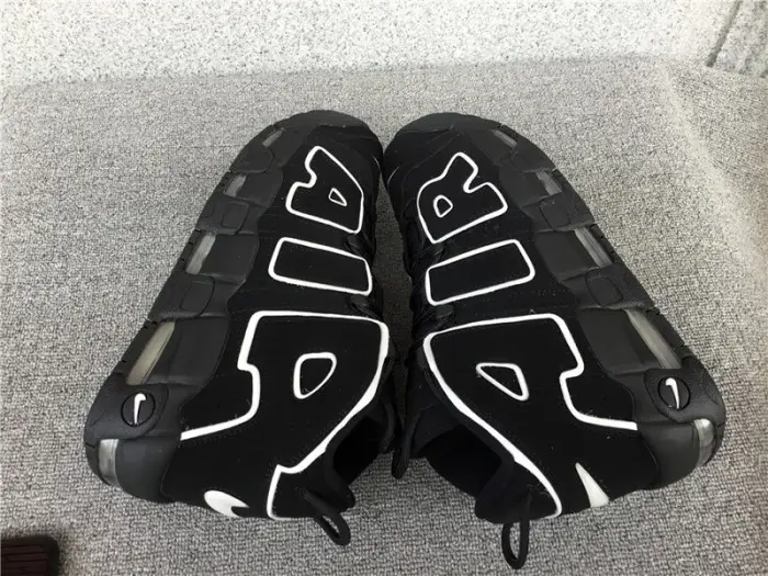 Nike Air More Uptempo Black White 