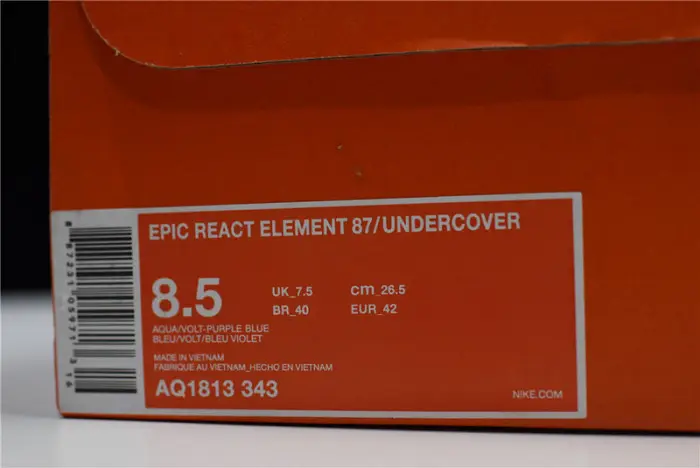 UNDERCOVER x Nike React Element 87 