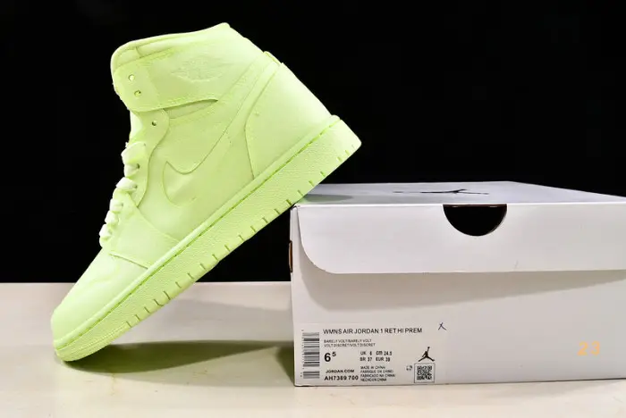 Air Jordan 1 Retro High Barely Volt 