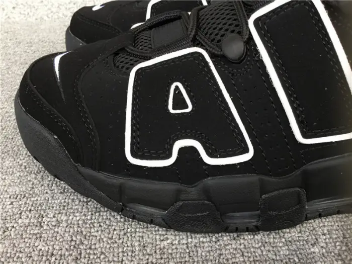 Nike Air More Uptempo Black White 