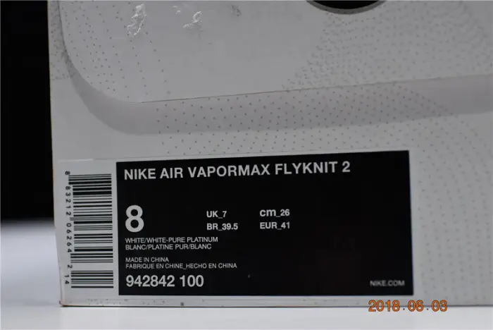 Nike Air VaporMax 2.0 Triple White ADD573