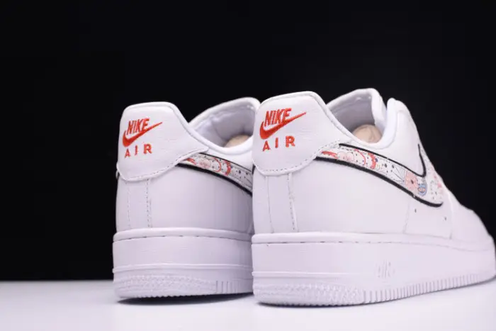 Nike Air Force 1 '07 LNY QS Casual Shoes Lunar New Year White 