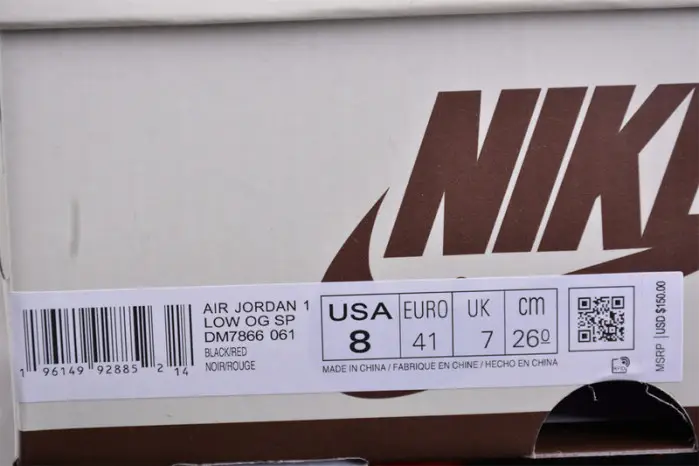 Travis Scott x Air Jordan 1 Low OG-DM7866-061 