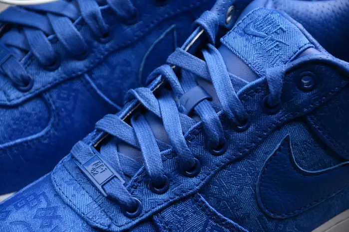 CLOT Nike Air Force 1 Blue Silk 