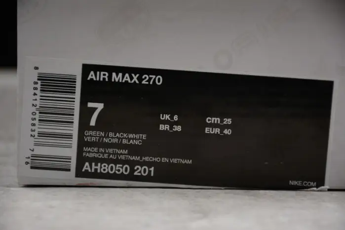 NIKE AIR MAX 270 “MEDIUM OLIVE” 