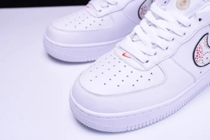 Nike Air Force 1 '07 LNY QS Casual Shoes Lunar New Year White 