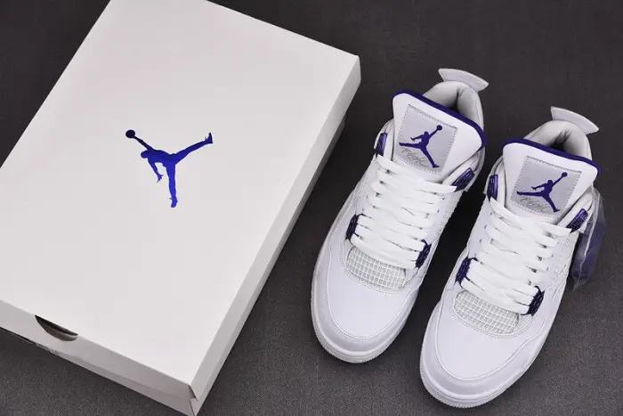 Air Jordan 4 Retro “Pure Money”  white purple 