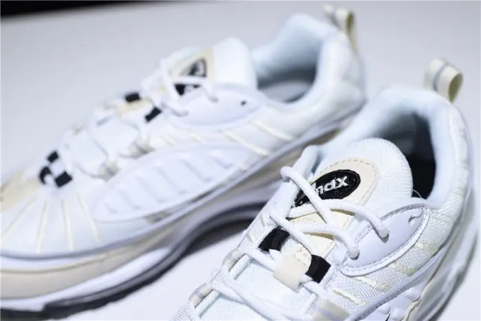 Nike Air Max 98 “Fossil” White Black-Fossil-Reflect Silver 