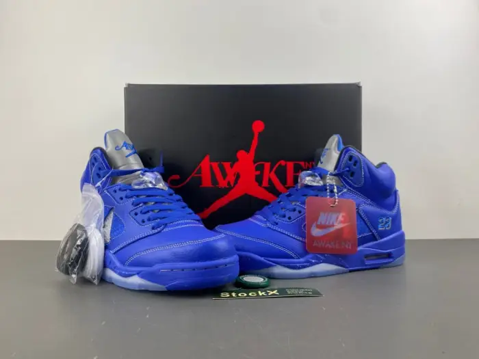 Awake NY x Jordan Air Jordan 5 Racer Blue -DV4982-400 
