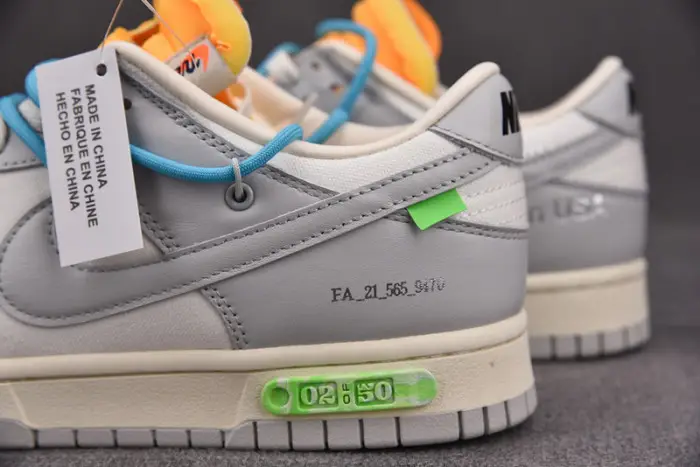 O-W  X DUNK LOW “02 OF 50” 