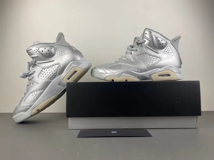 Jordan 6 Retro PSG Paris Saint-Germain Silver-Q5135-001 