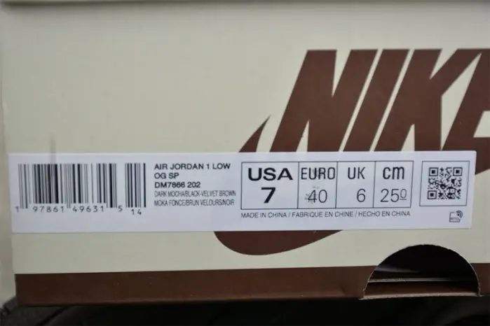 Travis Scott x Air Jordan 1 Low " Velvet Brown "-DM7866-202 