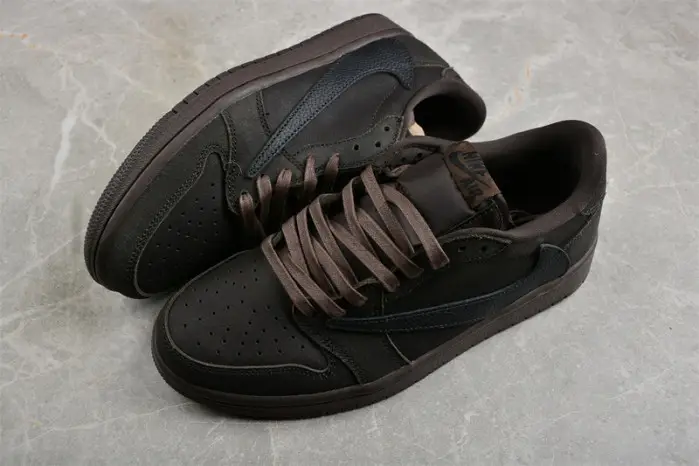 Travis Scott x Air Jordan 1 Low " Velvet Brown "-DM7866-202 