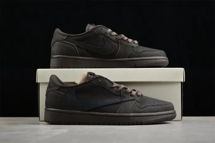 Travis Scott x Air Jordan 1 Low " Velvet Brown "-DM7866-202 