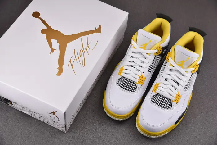 Air Jordan 4 WMNS “VividSulfur”-AQ9129-1010 
