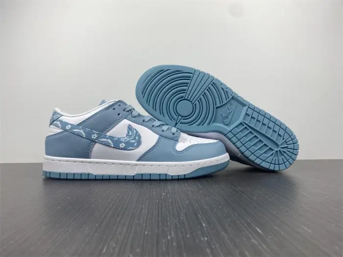 Nike Dunk Low Essential Paisley Pack Worn Blue (W)-DH4401-101  EDABE1202