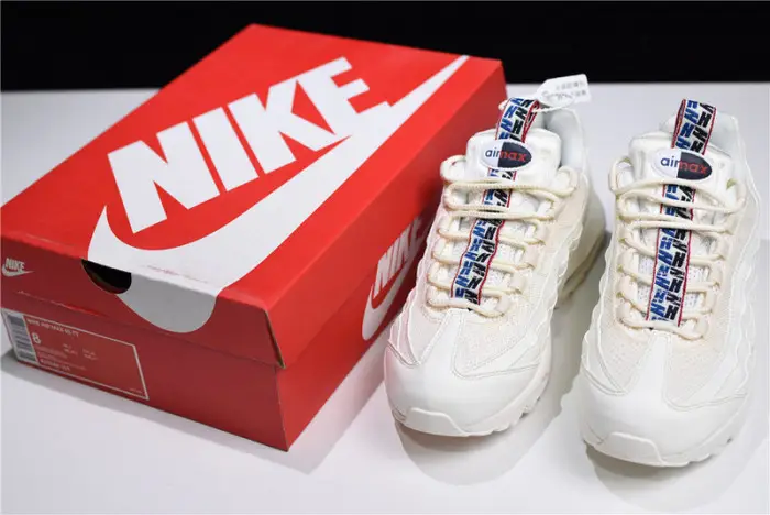 Nike AIR MAX 95 TT "PULL TAB"  white  gym blue - gym red 