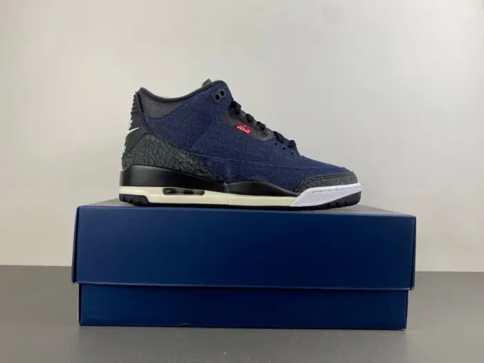 Air Jordan 3 x Levi's Indigo and Gym Red-IH7959-400 
